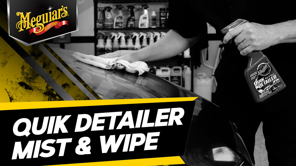 thumbnail video image 2 of Meguiar's Quik Detailer Mist and Wipe, A3316, 16 oz, 2 of 12