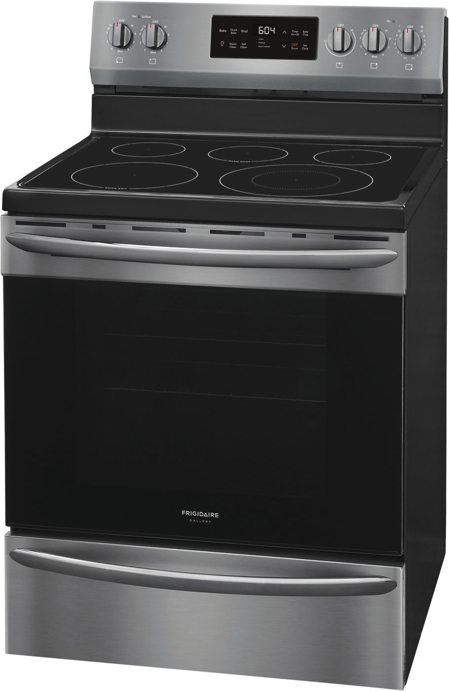 black frigidaire stove