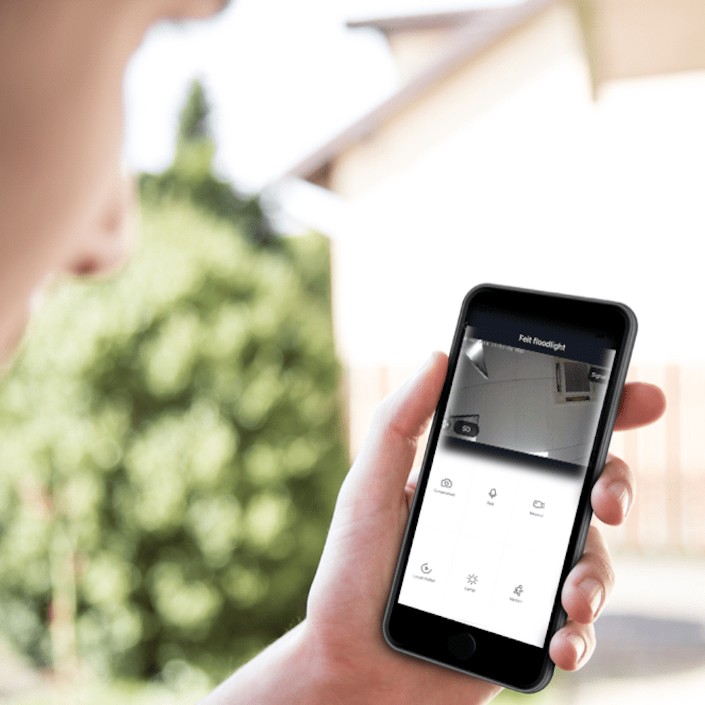 Feit Electric LED 1080P HD Smart Flood Security Light Homesmartcamera