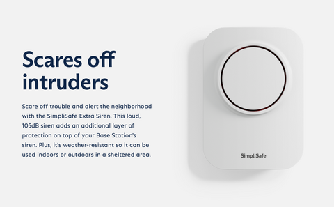 simplisafe wireless auxiliary siren