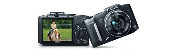 Cámara Digital Canon PowerShot SX160 IS, 16 Mpx, LCD 3, Roja -  6801B001AA/BA