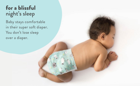 The Honest Company Overnight Baby Diapers, Sleepy Sheep, Size 5, 44 ct 