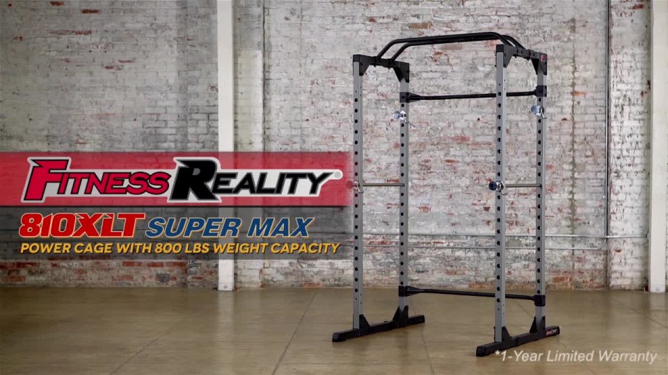 Fitness Reality XLT Power Cage with 800lbs Weight Capacity, Pull up Bar and  Landmine - XPLUS OUTDOOR INC.