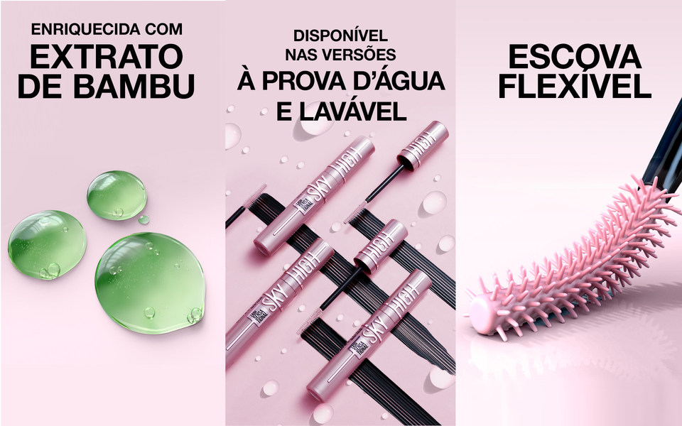 Máscara de Cílios Maybelline NY Lash Sensational Sky High Lavável - Época  Cosméticos