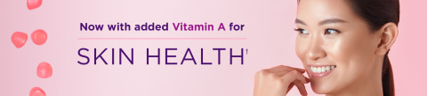 with Vit A for skin health