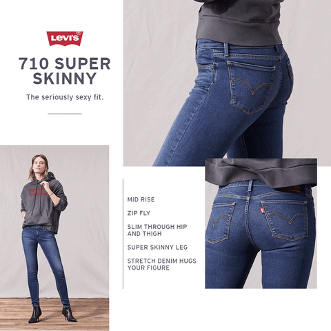 710 super skinny levi jeans