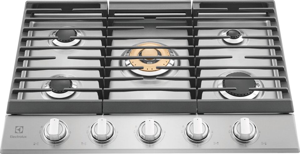 Electrolux 30'' Gas Cooktop with Griddle in Stainless Steel