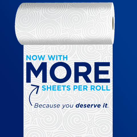  Sparkle Pick-A-Size Paper Towels, Spirited Prints, 6 Double  Rolls = 12 Regular Rolls, Strong and Absorbent Paper Towel