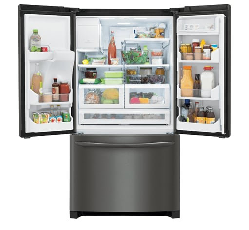 Frigidaire Gallery Fghb2867td 27 7 Cu Ft Black Stainless French Door Refrigerator Electronic Express
