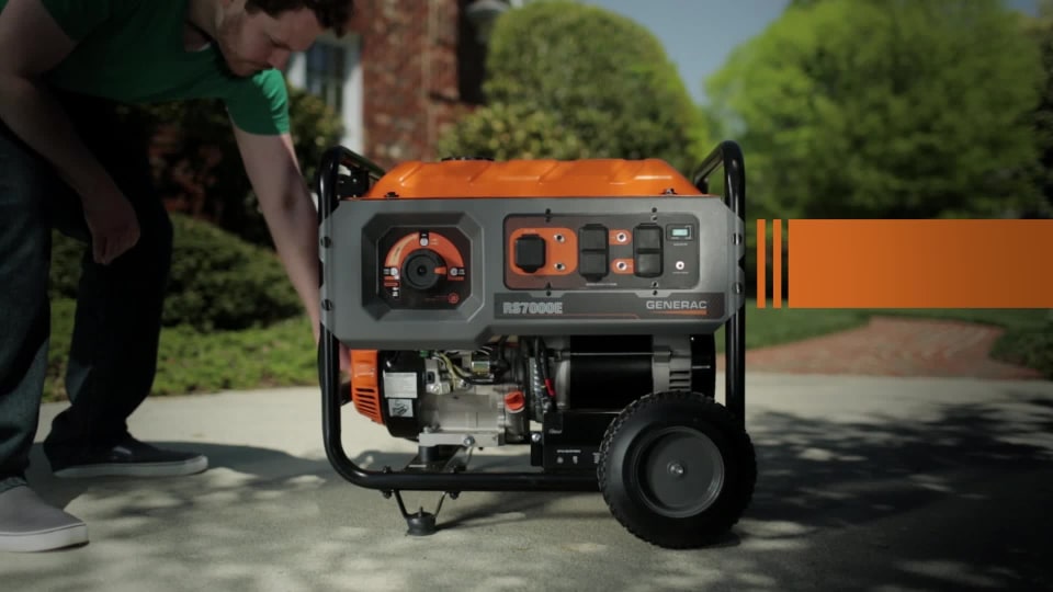 Generac 6672 RS Series 5500 Portable Generator