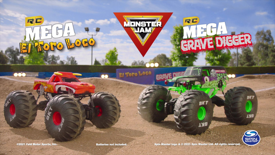 Monster Jam El Toro Loco RC Monster Truck 1:10 Scale Walmart