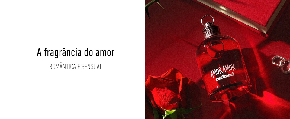 Amor amor fragrância romântica e sensual