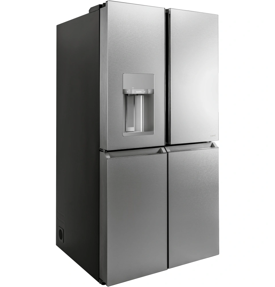 Café™ 27.4 Cu. Ft. Platinum Glass Smart French Door Refrigerator