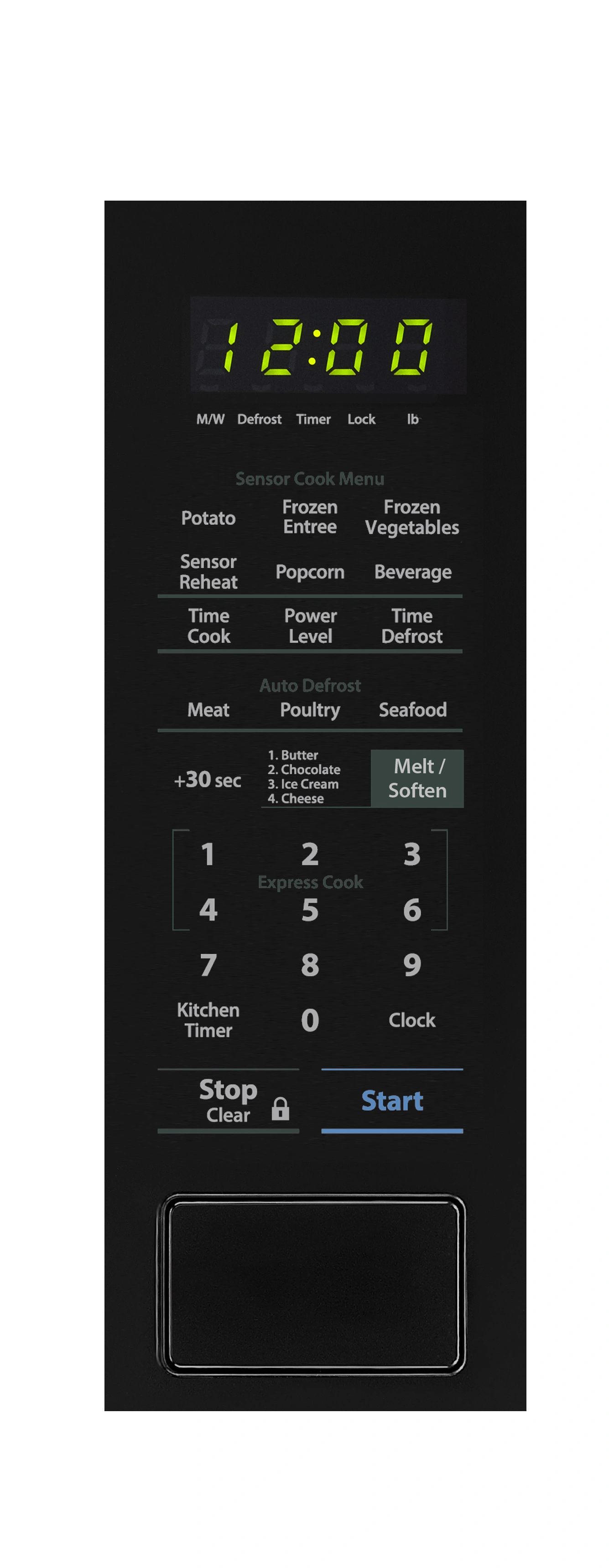 SMC1441CB 1.4 Cu Ft Black Countertop Microwave - Sharp