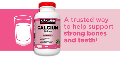 A trusted way to help support strong bones and teeth