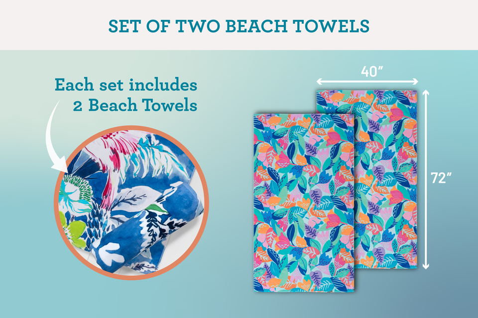 beach towels set