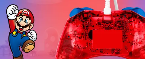 Turtle Beach Rock Candy Wired Controller (Switch) Mario Micro