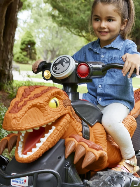 Dino Racer Jurassic Park Ride On Toy Dinosaur Toys 12V Power