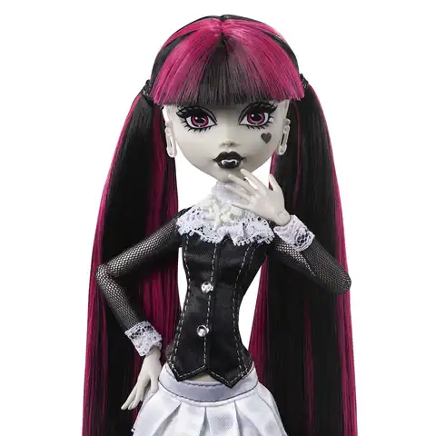 Chic Doll Black Wig Wednesday Addams Hair