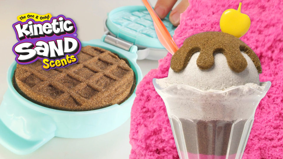 Spin Master Kinetic Sand Ice Cream Treats Playset – Galactic Toys &  Collectibles
