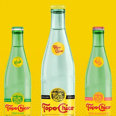 Topo Chico Mineral Water, Twist of Grapefruit, Carbonated, 12Pk