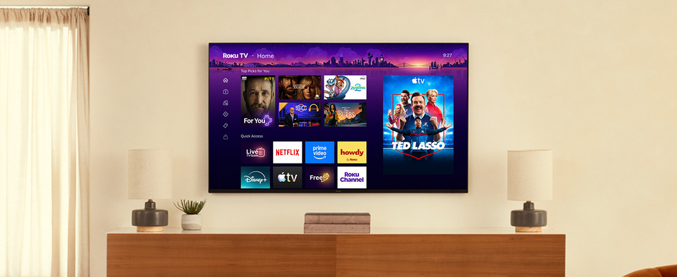 thumbnail video image 2 of Roku Smart TV 2025 – 55- Inch Pro Series, 4K QLED Mini-LED TV – Roku TV with Backlit Voice Remote Pro, 2 of 21