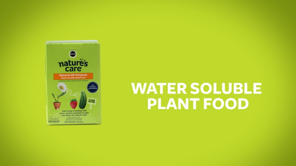 thumbnail video image 2 of Nature's Care Natural All-Purpose Water Soluble Plant Food, 1 lb., 2 of 10