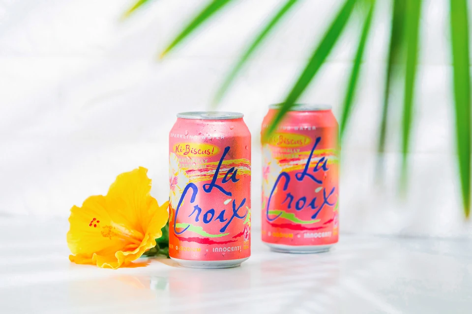 LaCroix Sparkling Water, Hi-Biscus- 2/12 packs 12 oz - Walmart.com