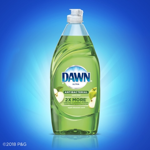 Dawn Ultra Dishwashing Liquid, Antibacterial Apple Blossom, 21.6 oz