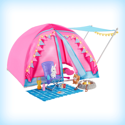 Barbie It Takes Two Camping Playset with Tent 2 Barbie Dolls and Accessories Toys R Us Canada