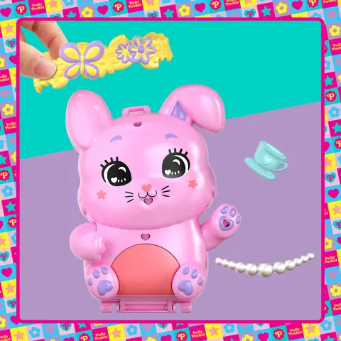 Squishy Jumbo Squish Dee Lish Jumbo Asda Polly Pocket Bunny Tea