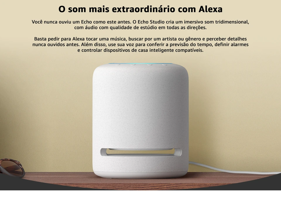 Echo Studio / O som mais extraordinário com Alexa - com Dolby