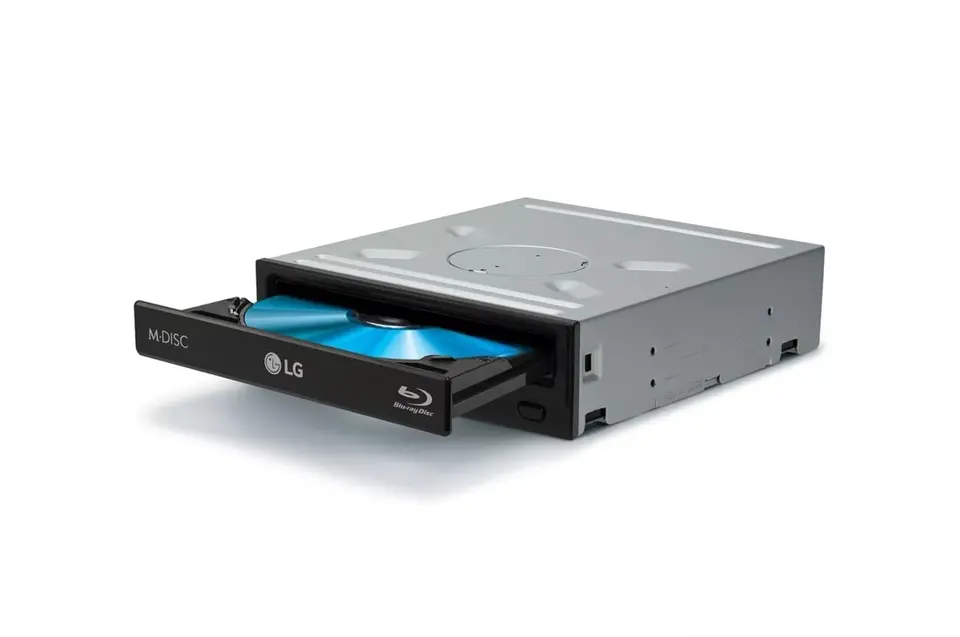 LG SATA Blu-ray Burner, 16X BD-R, 2X BD-RE, 16X DVD+R, 5X