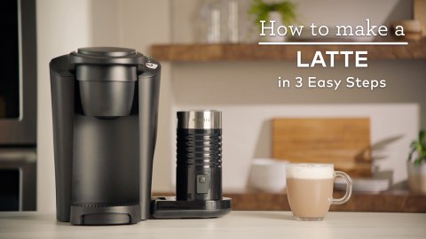 How to make a latte with the new Keurig® Milk Frother 