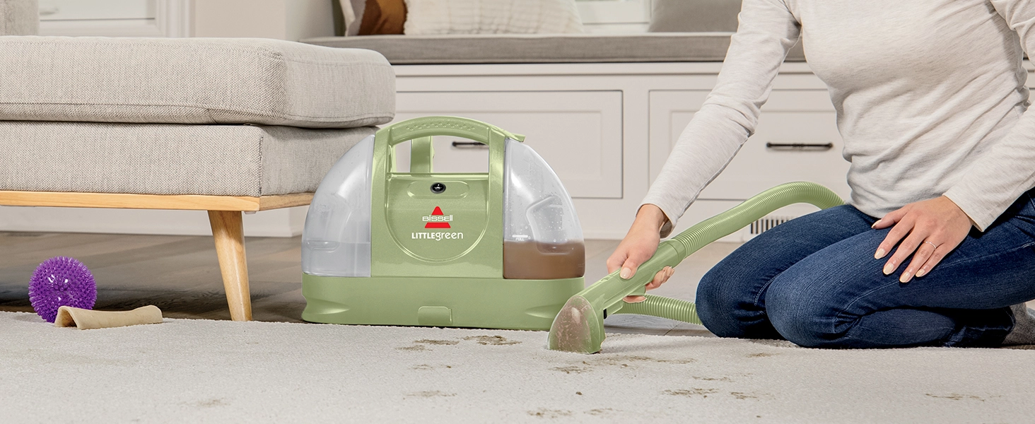 NEW! BISSELL Little Green Multi-Purpose Portable Carpet & Upholstery Cleaner online