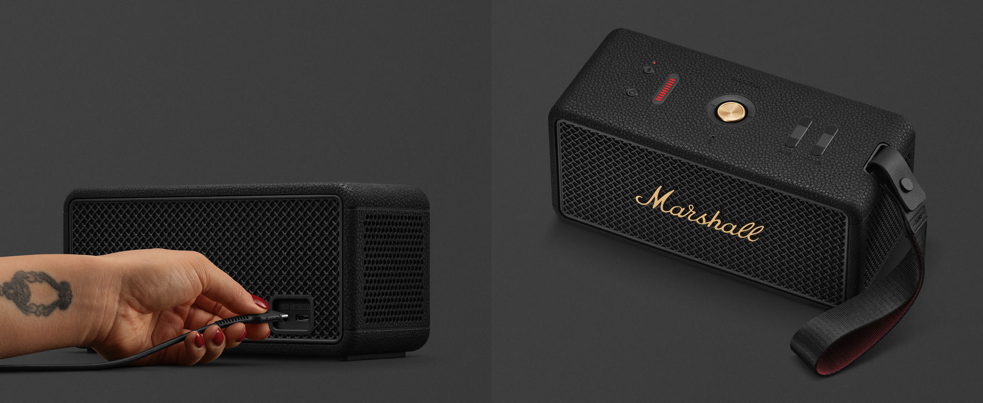 Marshall Middleton II Portable Bluetooth Speaker with Rugged