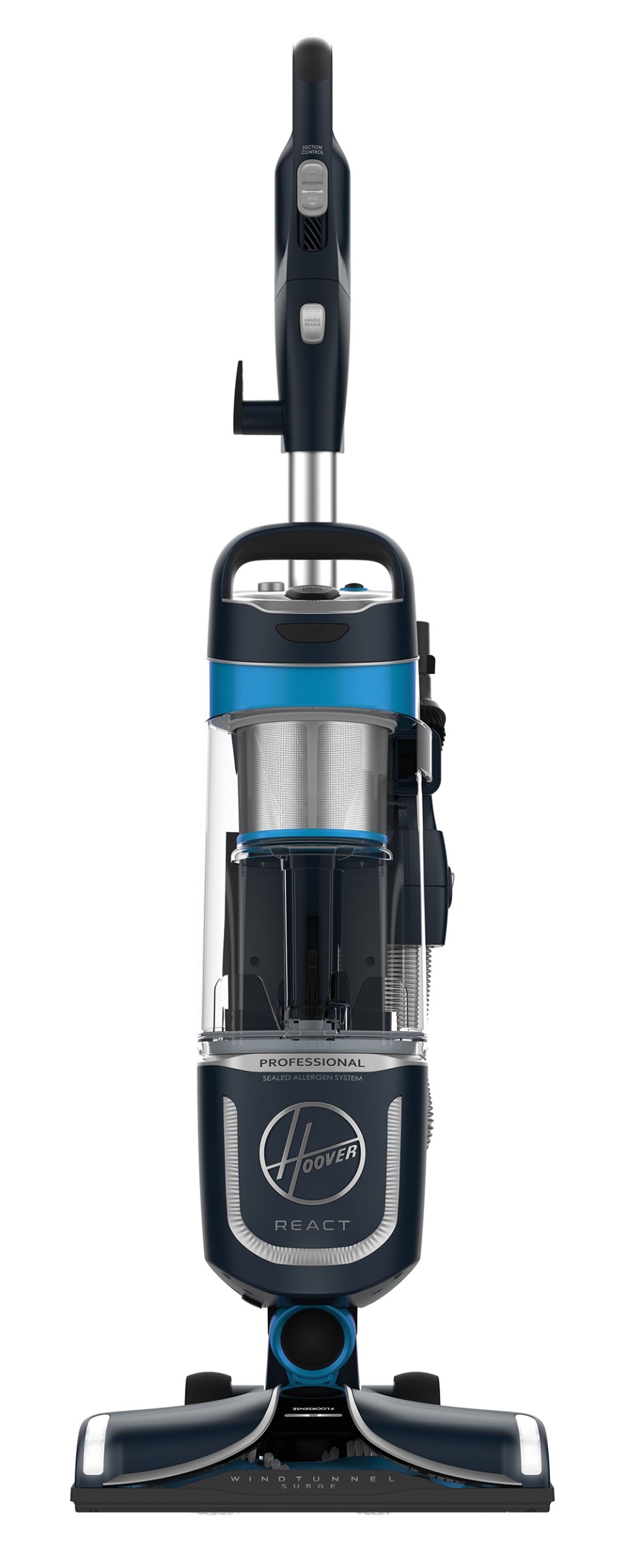 Hoover React Powered Reach Lite Bagless Upright Vacuum, UH73400