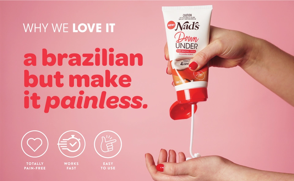 Why we love it - Nad's Down Under Hair Removal Cream