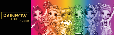 Rainbow High Cheer Skyler Bradshaw – Blue Fashion Doll with Pom