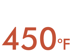 450 degrees fahrenheit