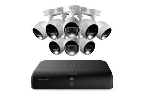 4K Active Deterrence 2TB Wired Security System