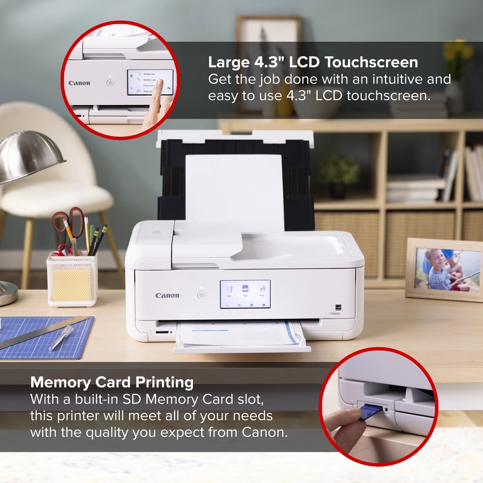 Canon PIXMA TS9521Ca Wireless Color All-In-One Inkjet Photo