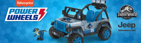 Power Wheels Jurassic World Dino Damage Jeep | Mattel