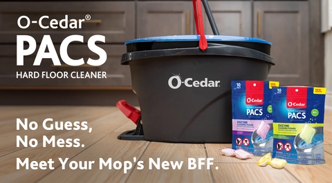 O-Cedar PACS- Hard Floor Cleaner