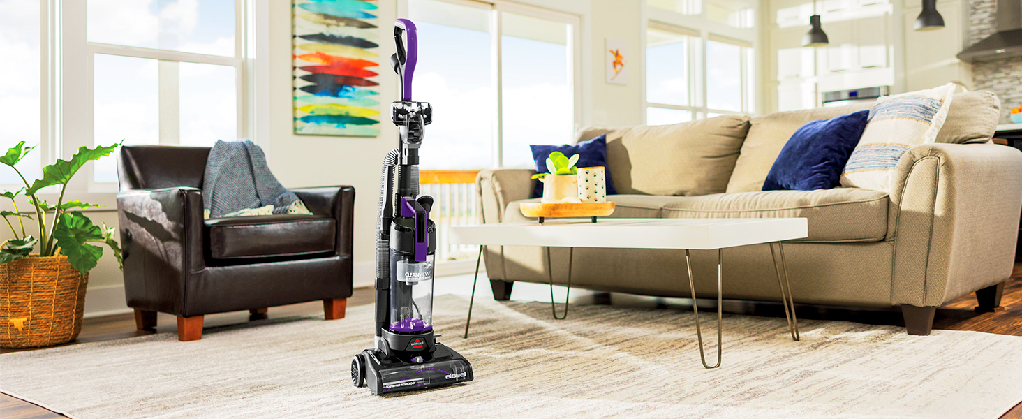 Fingerhut - Bissell CleanView Compact 6.2-Amp Upright Vacuum