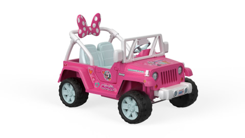 Power wheels jeep wrangler featuring cheap disney minnie happy helpers