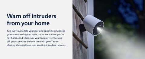 warn off intruders from your home