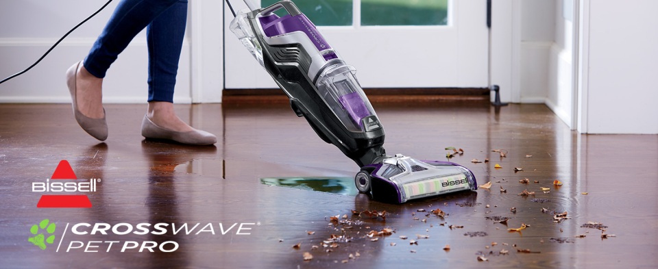 thumbnail video image 3 of BISSELL Crosswave Pet Pro Wet Dry Vacuum, 2306A, 3 of 8