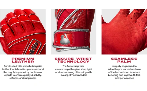 Guantes Bateo Béisbol Franklin Powerstrap Infinite - Sports Zona