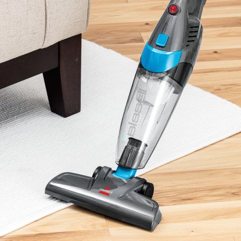 NEW Bissell 3 in 1 Lightweight Stick Hand Vacuum Cleaner, Corded -  Convertible to Handheld Vac, Grey